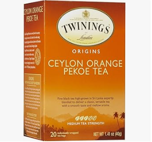 Finding a Tea Like Earl Grey - Sip and Explore the World of 16 Unique Teas 39 Twinings, Origins, Ceylon Orange Pekoe